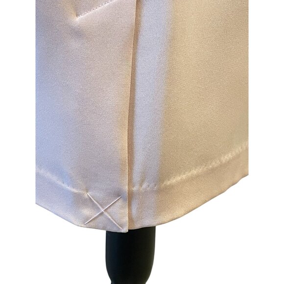 100% silk dress blazer set pink sheath stunning 80's suit sz 8 Vintage classic - Picture 12 of 14